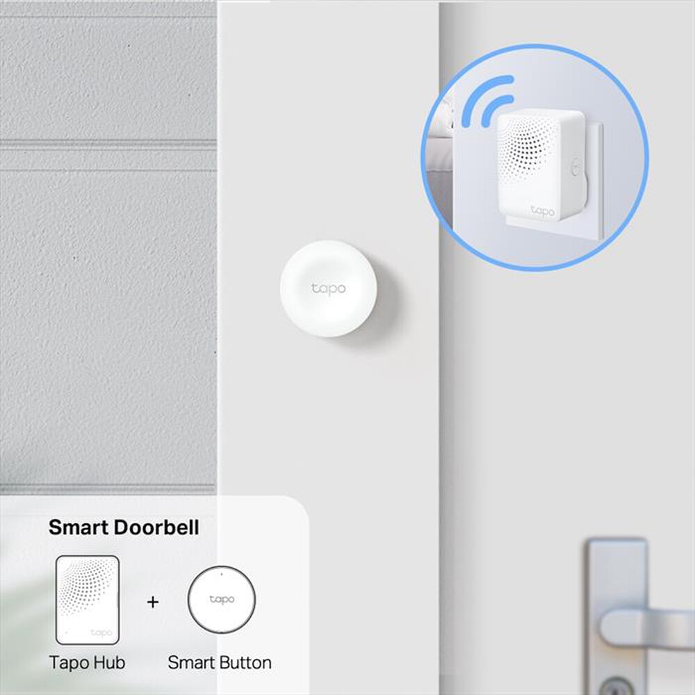 "TP-LINK - TAPO S200B SMART BUTTON, TAPO IOT HUB REQUIRED"