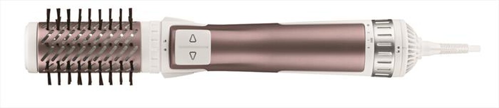 "ROWENTA - CF9540 Brush Activ Premium Care Spazzola Rotante-Metallo rosa cannella e bianco"