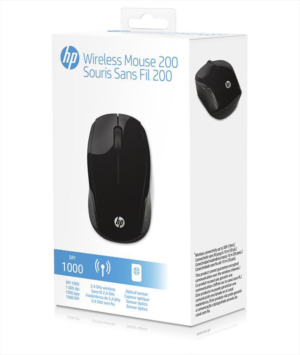 "HP - HP MOUSE 200 WIRELESS-Nero"