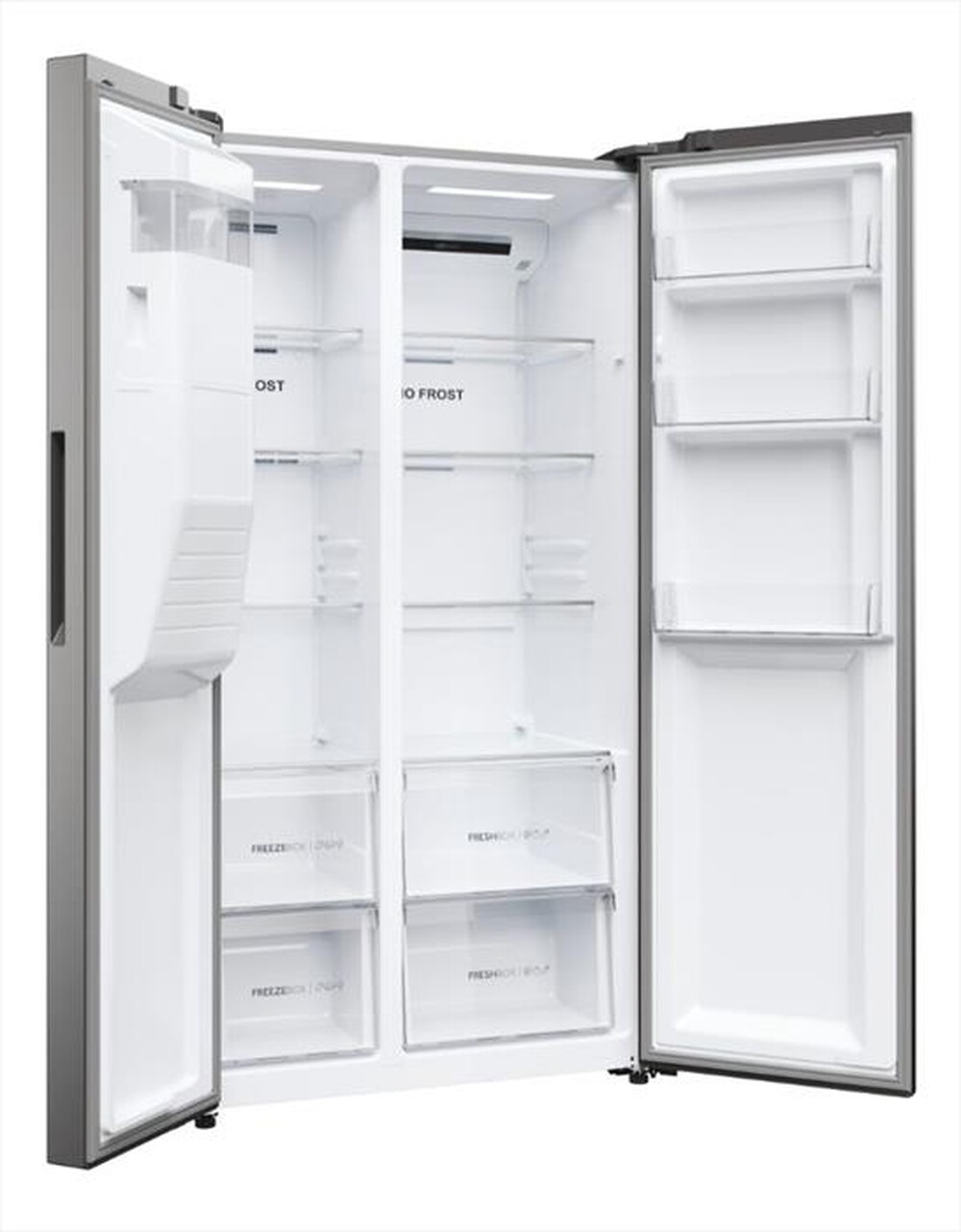 Immagine del prodotto HAIER - Frigorifero side by side HSR5918DIMP Classe D 511l-Platino, Stainless steel