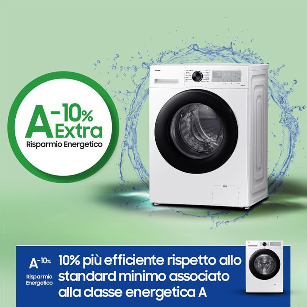 "SAMSUNG - Lavatrice WW90CGC04DAHET 9 Kg Classe A-bianco"