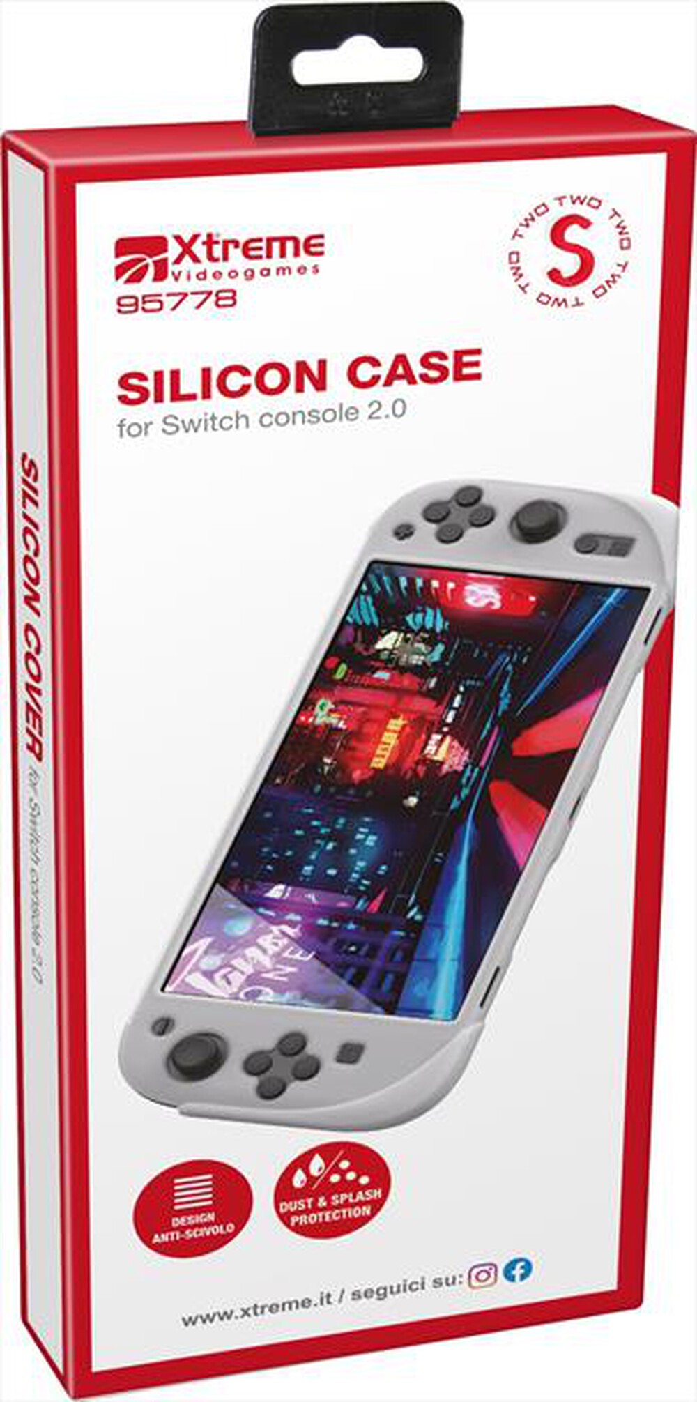 Immagine del prodotto XTREME - SILICON COVER PER SWITCH 2 95778-TRASPARENTE