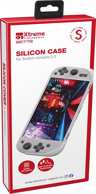 XTREME - SILICON COVER PER SWITCH 2 95778-TRASPARENTE