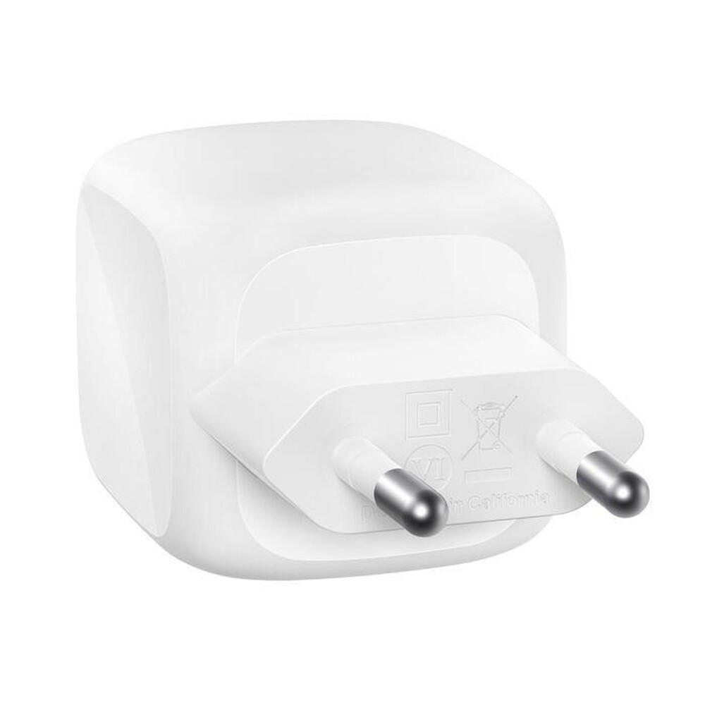 Immagine del prodotto BELKIN - Doppio caricabatteria da parete GAN USB-C da 50 W-Bianco