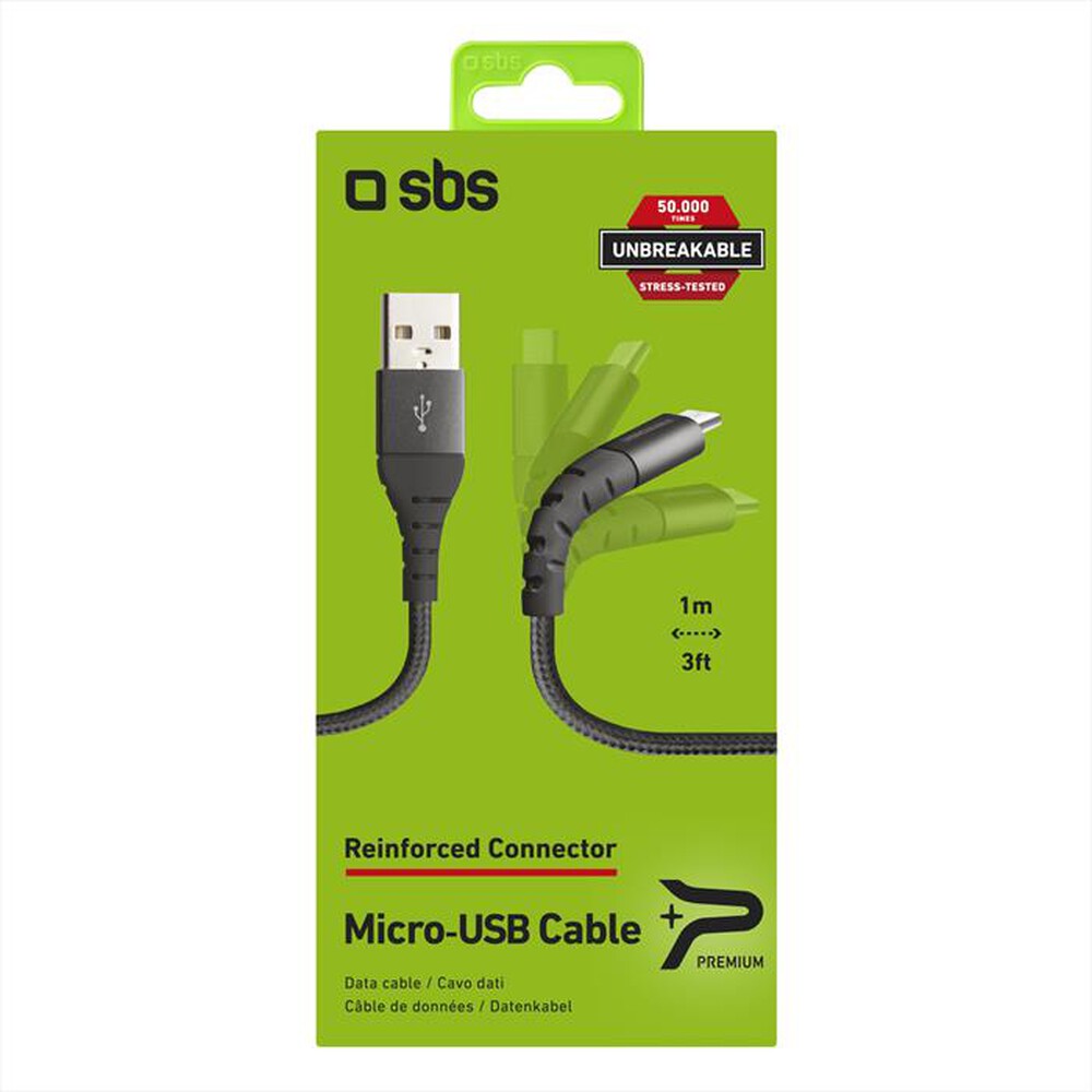 "SBS - TECABLEMICROUNTOP1K-nero"