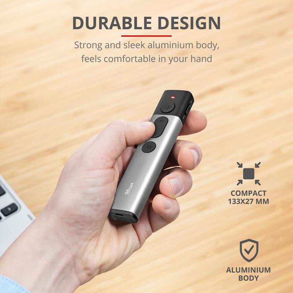 "TRUST - KAZUN PRESENTER-Black/Grey"