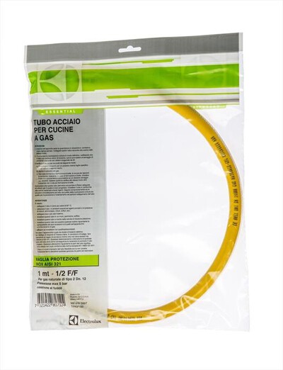ELECTROLUX - E2HGF100 Tubo gas EN14800 &frac12; FF 1 mt