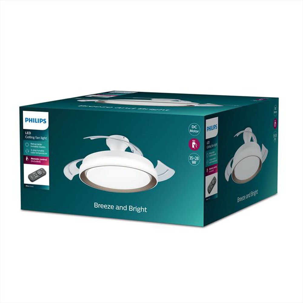 Immagine del prodotto PHILIPS - PLAFONIERA CON VENTILATORE BLISS 35+28 W-Oro