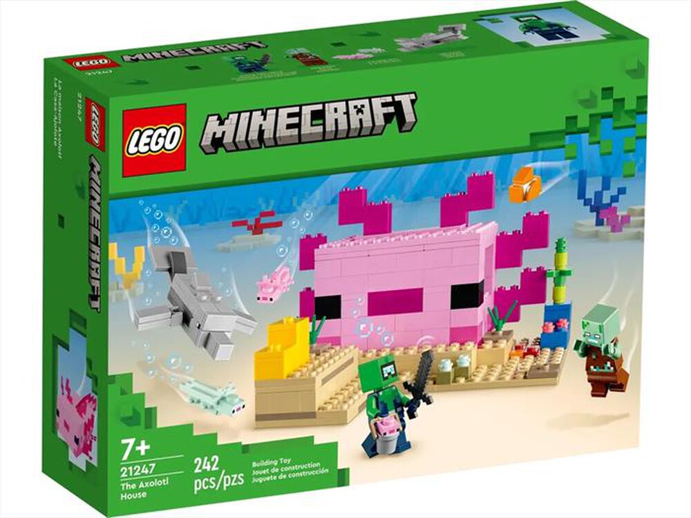 "LEGO - MINECRAFT La casa dell’Axolotl - 21247"