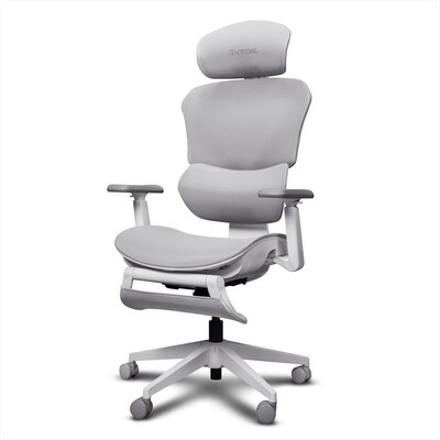 TRUST - RIVARA Sedia da gaming ergonomica in rete GXT725W-White