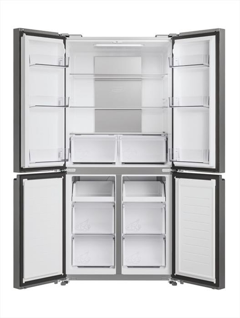 "CANDY - Frigoriferi 4 porte CFQQ5T817EPS Classe E 467 lt-Argento"