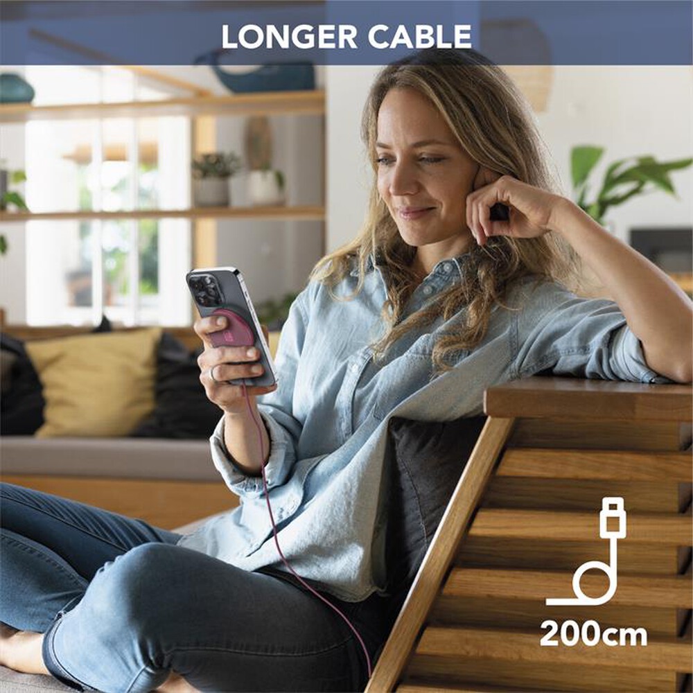 Immagine del prodotto CELLULARLINE - Base di ricarica wireless MAGSFWIRELESSCOLR-Rosso