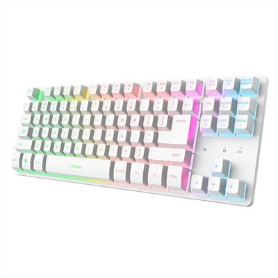 TRUST - GXT831W THADO TKL WRLS KB WHT IT-White