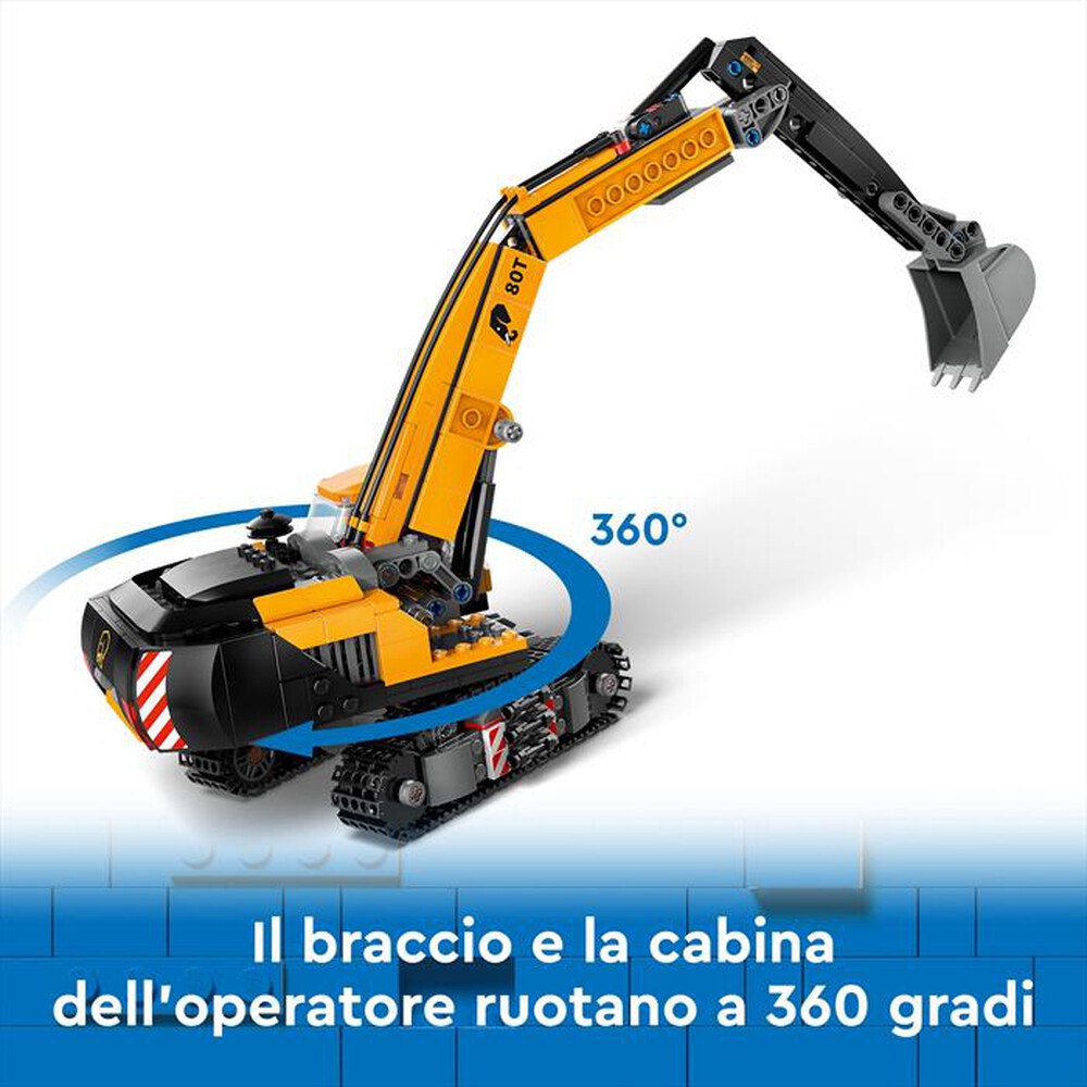 Immagine del prodotto LEGO - CITY BIG VEHICLES Escavatore cantiere giallo 60420