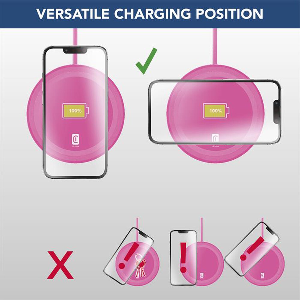 Immagine del prodotto CELLULARLINE - WIRELESSCOLOR10WP-Rosa