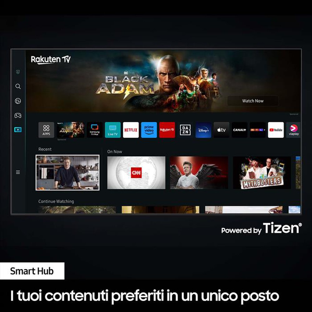 "SAMSUNG - Smart TV Q-LED UHD 4K 75\" QE75Q70CATXZT-Titan Grey"