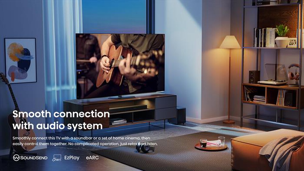 "HISENSE - Smart TV OLED 65\" 4K Ultra HD 65A86N 120Hz-NERO"