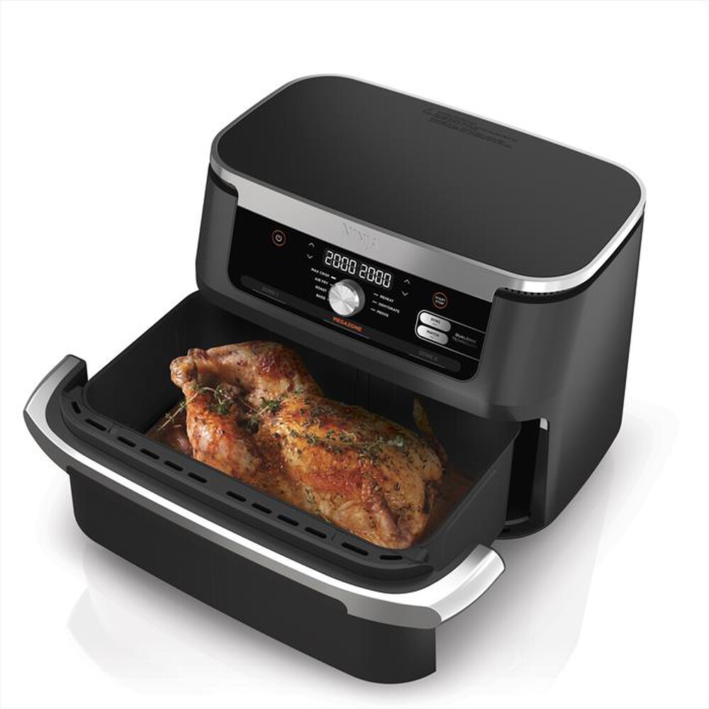"NINJA - Friggitrice ad aria FLEXDRAWER DA 10,4L-nero"