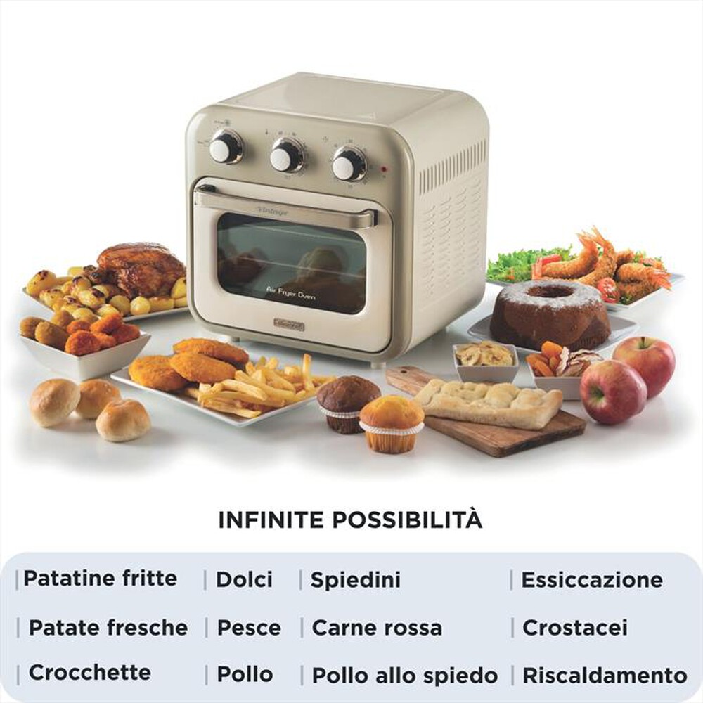 Friggitrice Ad Aria Kitchen Elite 26.4 Quart - Forno Elettrico Con 18 Programmi, Cottura Veloce, 85% Meno Olio, Accessori Inclusi - 5