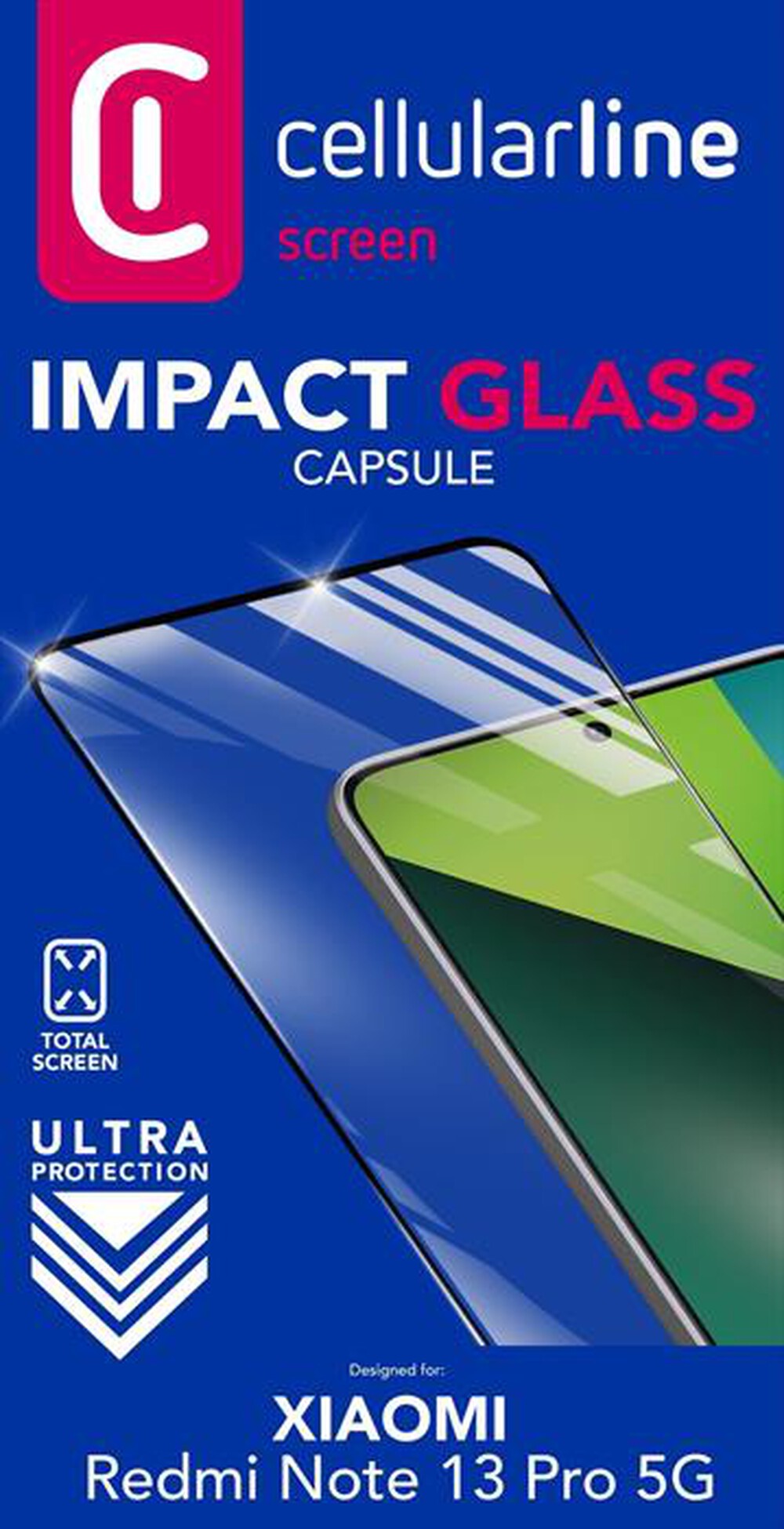 Immagine del prodotto CELLULARLINE - Tempered Glass TEMPGCABXIAREN13PK Redmi Note 13Pro