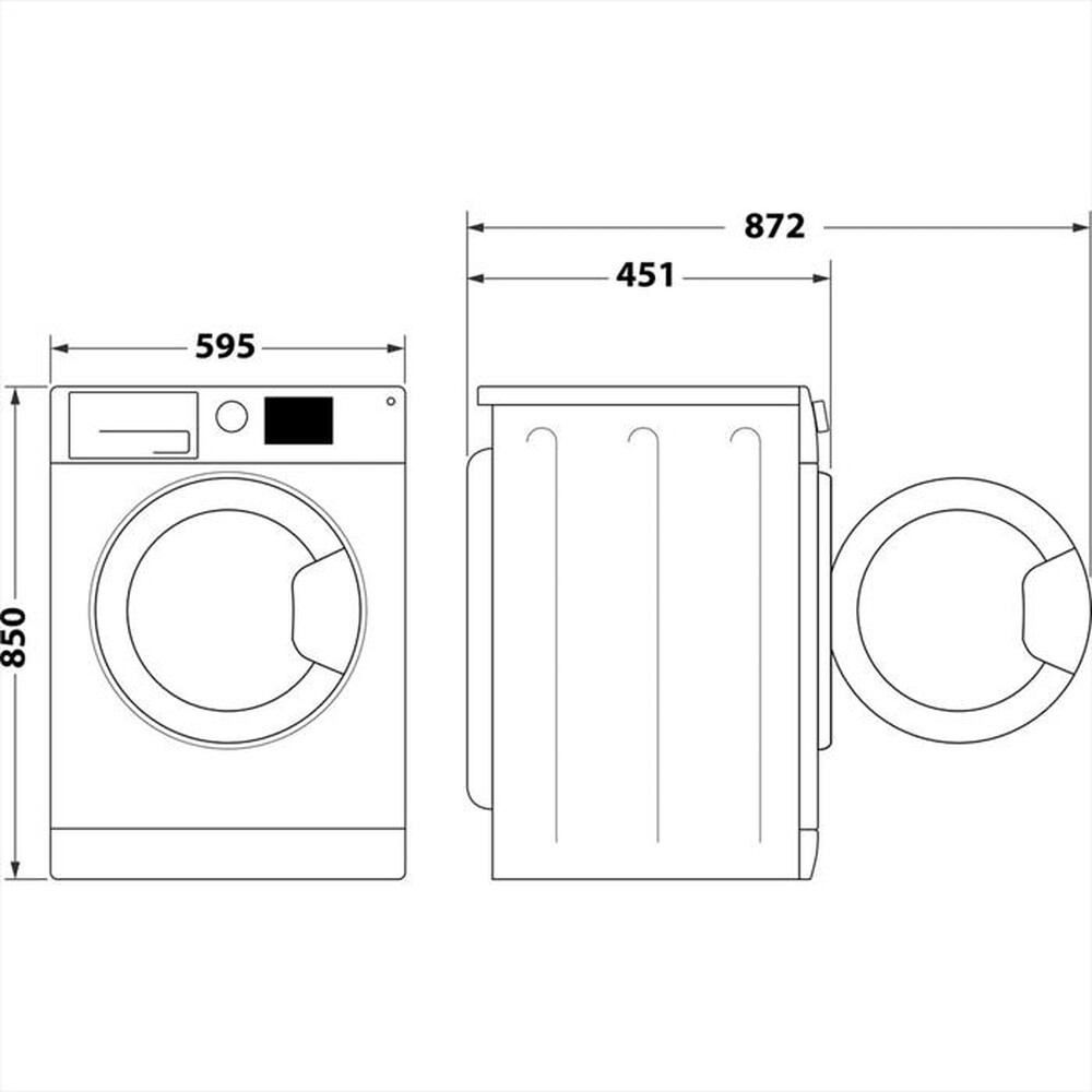 Immagine del prodotto WHIRLPOOL - Lavatrice WSB 726 D IT 7Kg Classe A
