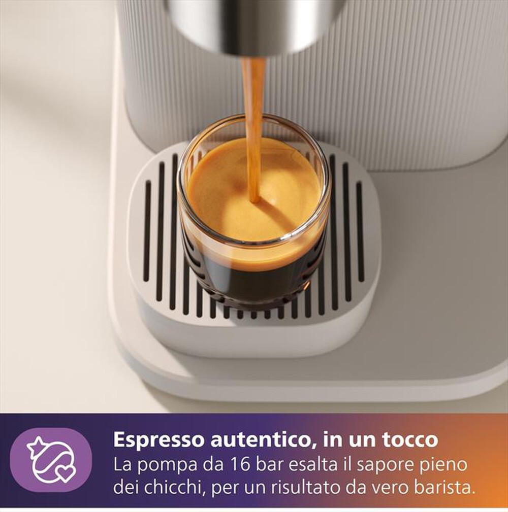 Immagine del prodotto PHILIPS - BARISTINA BEAN SWAP MACCHINA DA CAFFE' BAR320/00-Bianco / Bianco