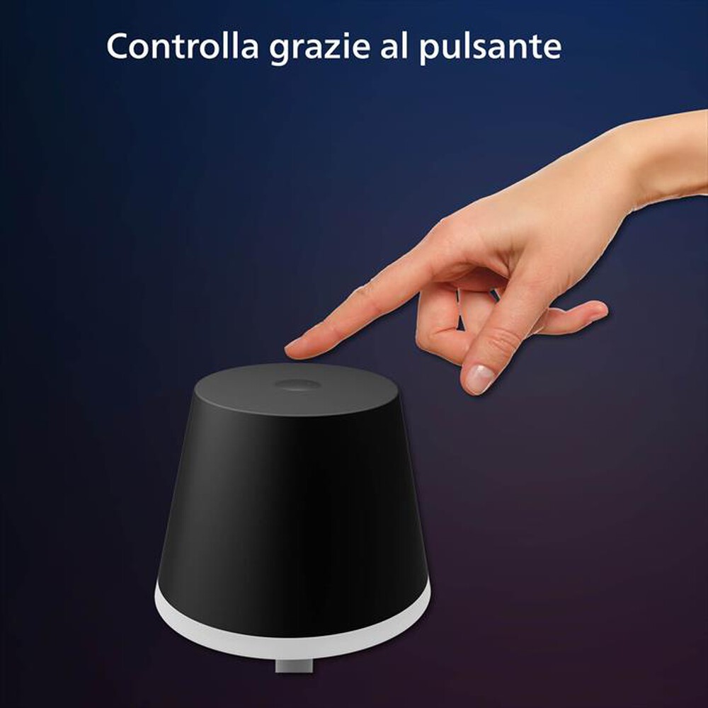 "PHILIPS - Hue Go Lampada da Tavolo White and Color Ambiance-Nero"