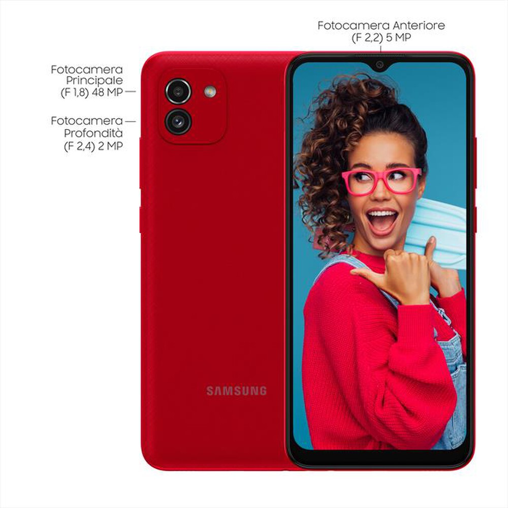 Immagine del prodotto SAMSUNG - GALAXY A03-Red