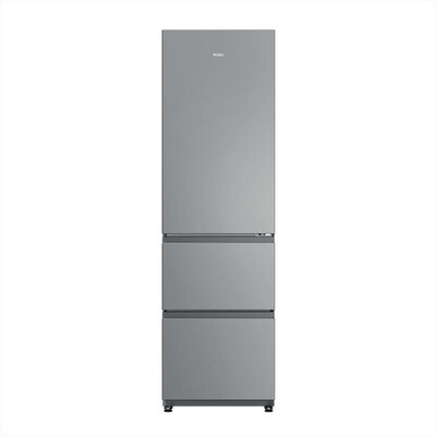 HAIER - Frigorifero combinato HTR3518ENMX Classe E 303 lt-Acciaio inox