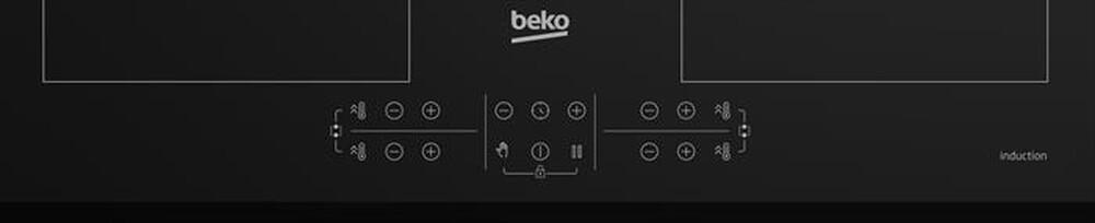 "BEKO - Piano cottura elettrico HII64206F2MT 59 cm-Nero"