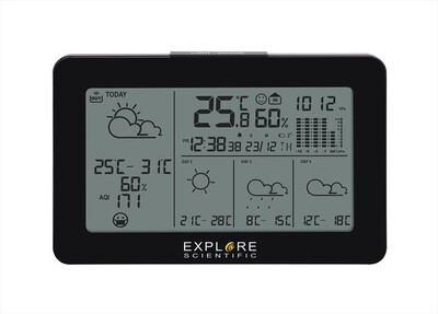 EXPLORE SCIENTIFIC - Stazione meteo SMART WEATHER STATION WSH4103-Black