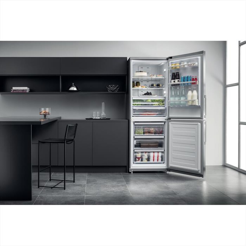 "HOTPOINT ARISTON - Frigorifero combinato HA70BE 72 X Classe E"
