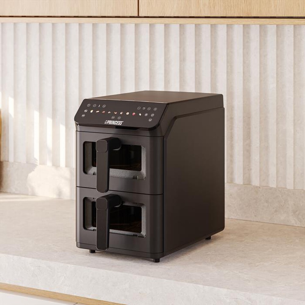 Immagine del prodotto PRINCESS - Friggitrice ad aria DUAL VERTICAL-Nero