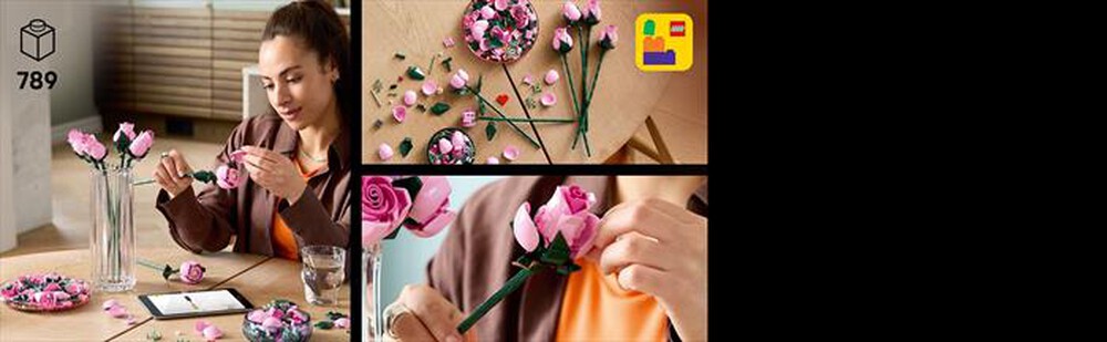 Immagine del prodotto LEGO - BOTANICALS Bouquet di rose rosa 10374
