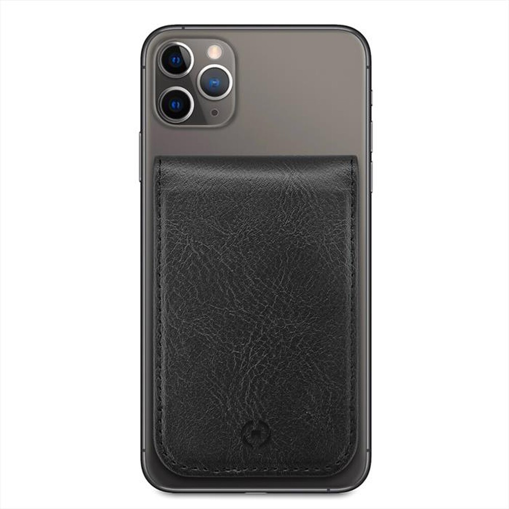 "CELLY - CARDDBK - PORTACARTE MAGNETICO-NERO/SIMILPELLE"