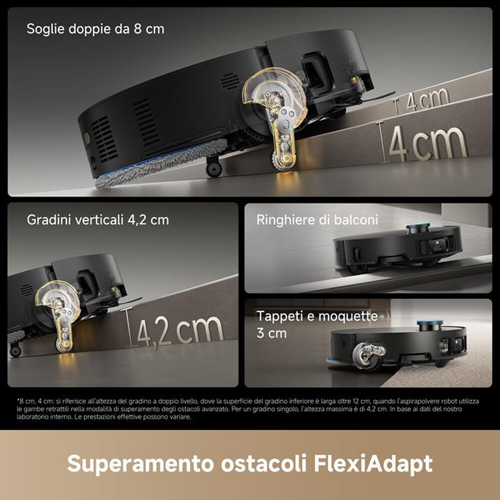 Immagine del prodotto DREAME - Aspirapolvere robot MATRIX10 ULTRA VIM-Nero / Oro