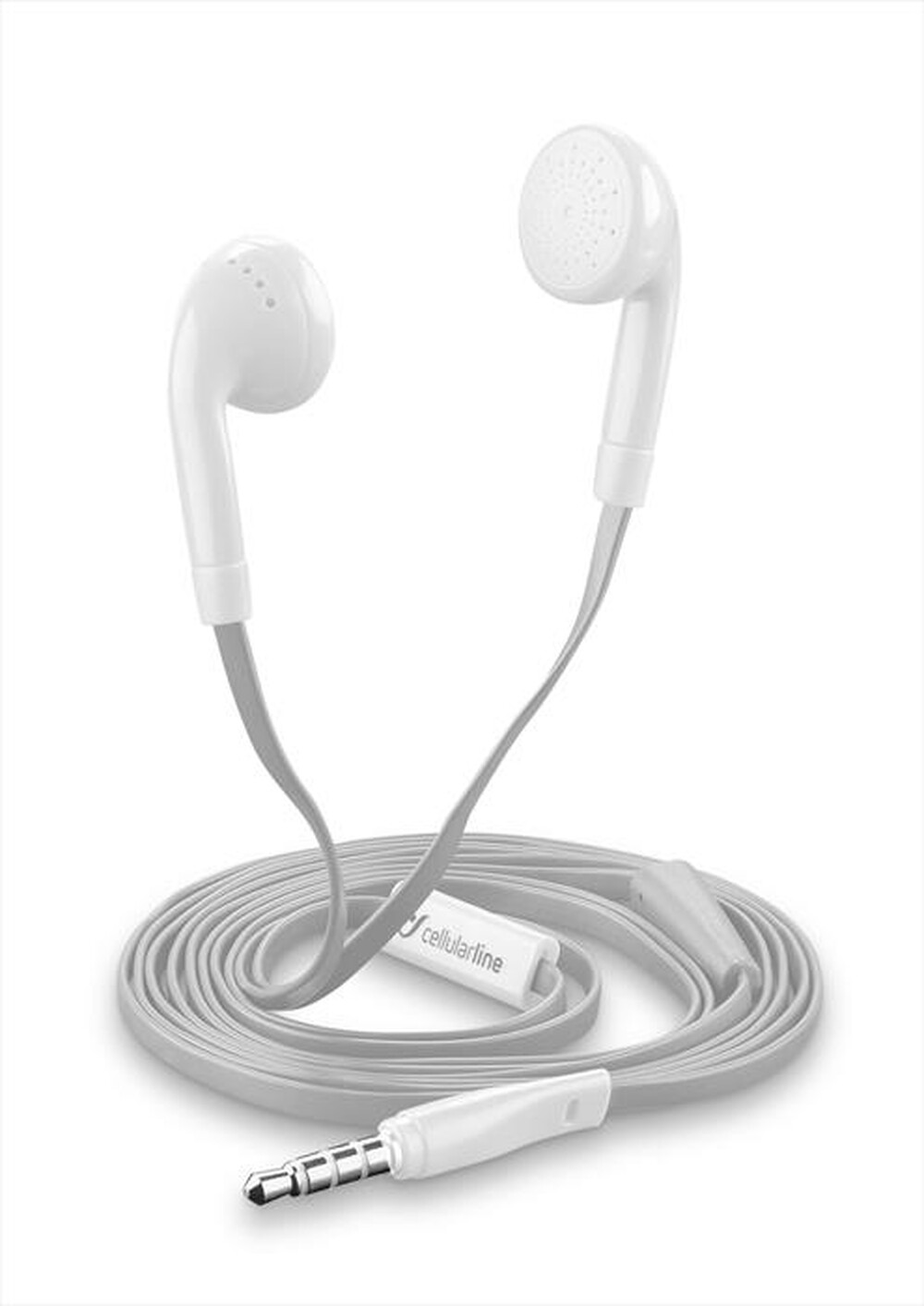 "CELLULARLINE - Butterfly - Auricolare classico con microfono-Bianco"