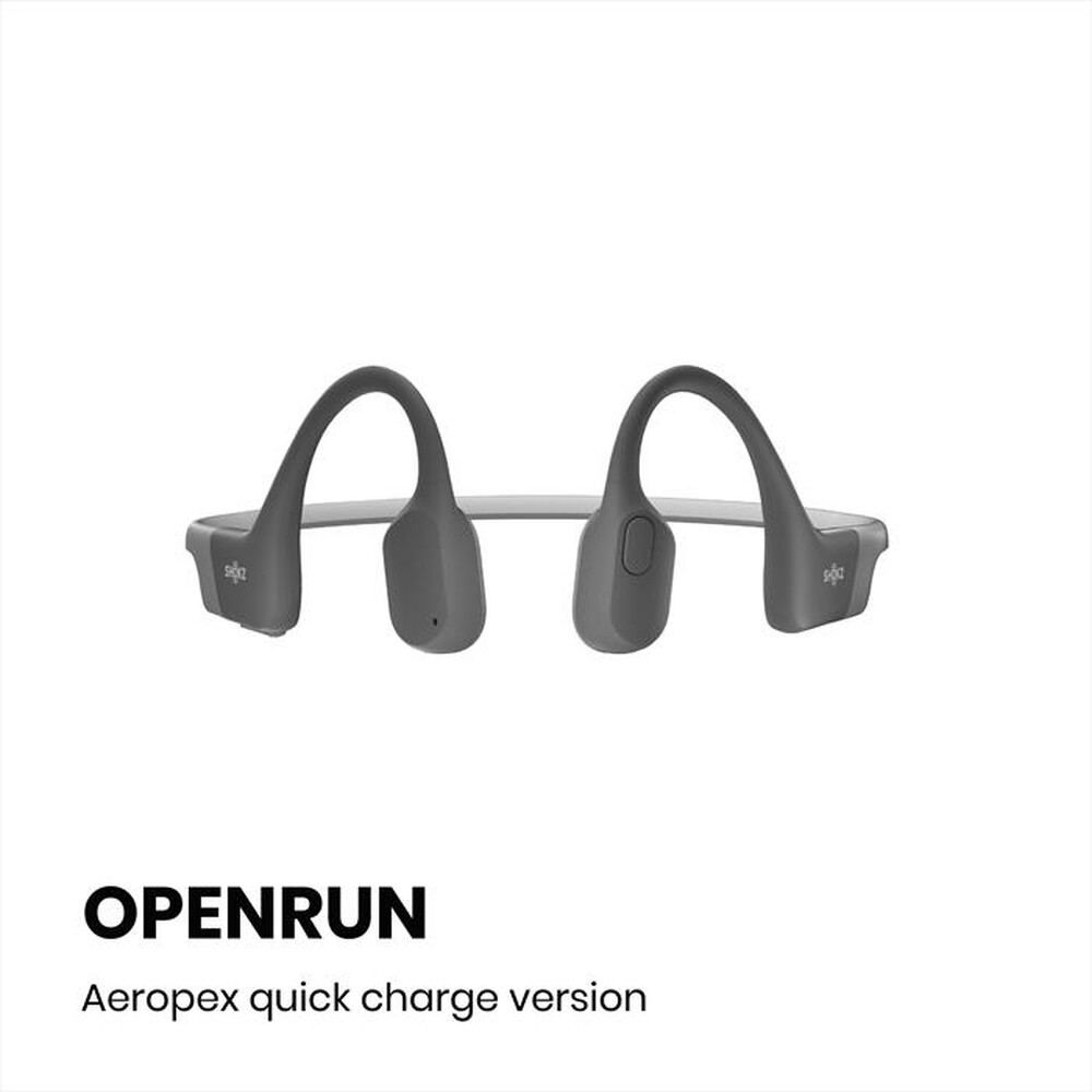 "SHOKZ - Auricolare Bluetooth OPENRUN-Grey"