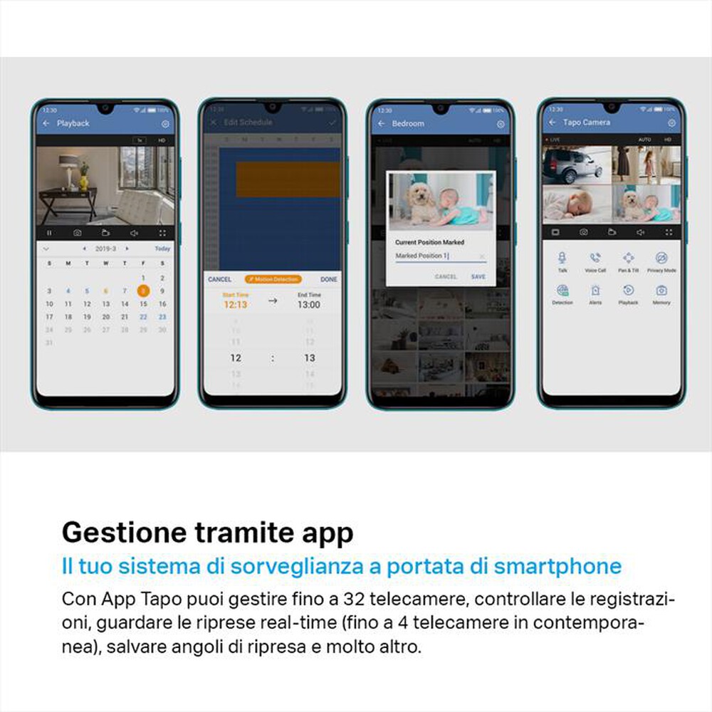 "TP-LINK - TAPOC100 TELECAM WIFI VISIONE NOTTURNA, AUDIO BID"