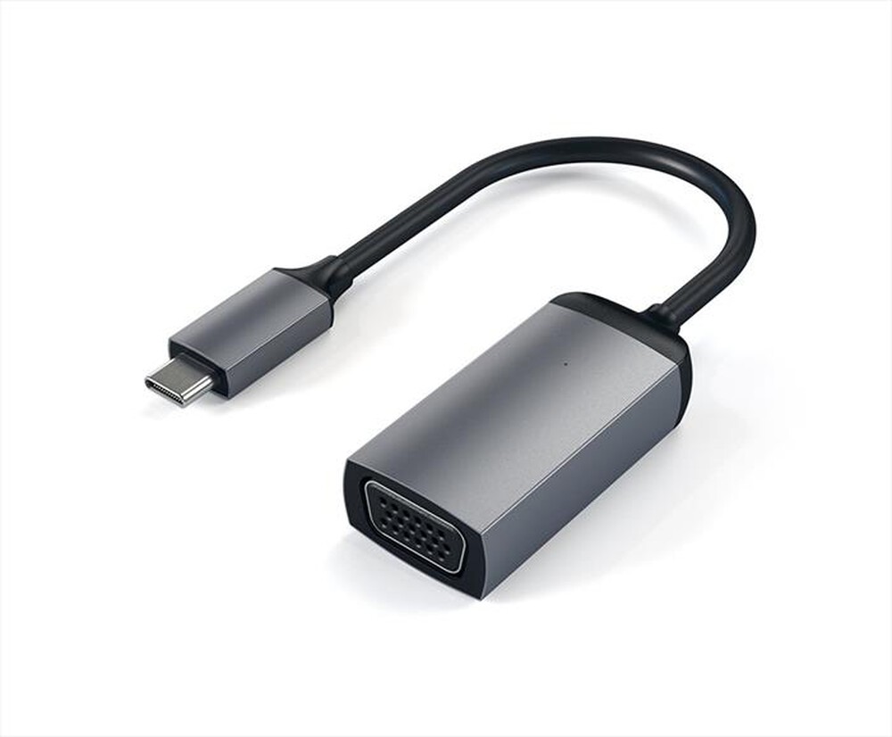 "SATECHI - ADATTATORE USB-C A VGA-Space Grey"