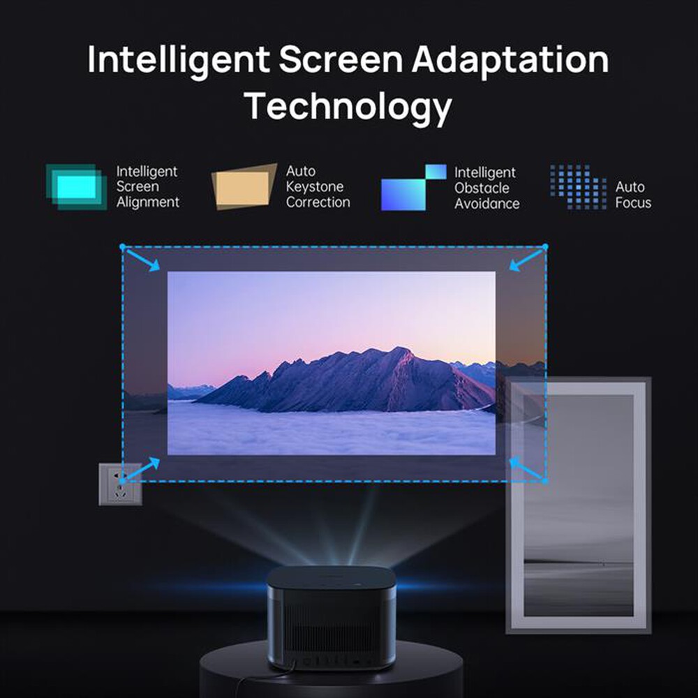 "XGIMI - Proiettore portatile Smart 4K HORIZON PRO-nero"