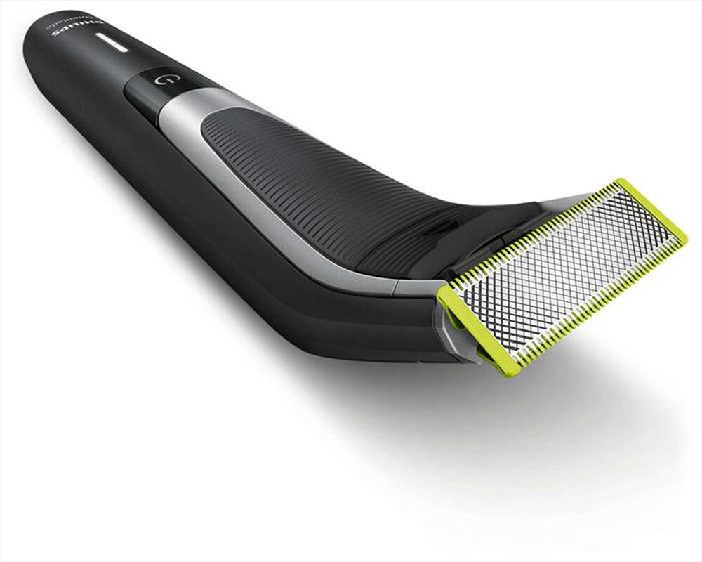 "PHILIPS - QP6510 OneBlade Pro-Nero e argento lama"