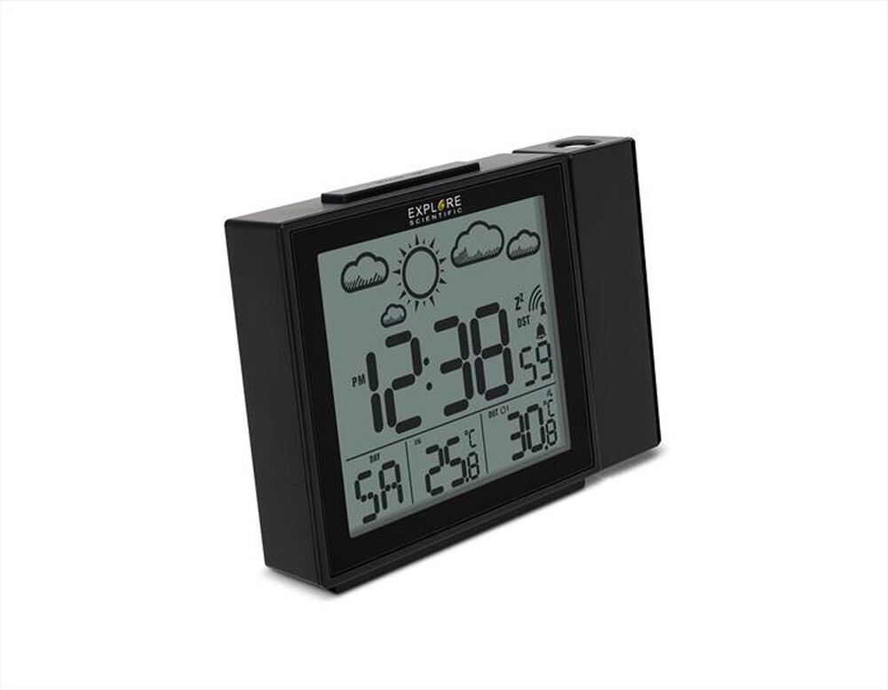 "EXPLORE SCIENTIFIC - RPW3009 OROLOGIO CON PROIEZIONE-Black"