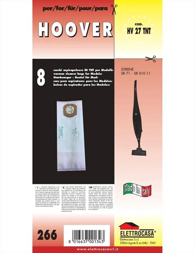 ELETTROCASA - SACC.ELETTROCASA HV27TN