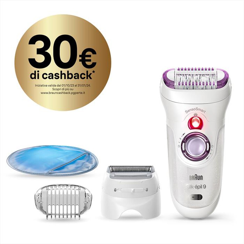 "BRAUN - Silk-épil 9 9-710-Bianco/Viola"
