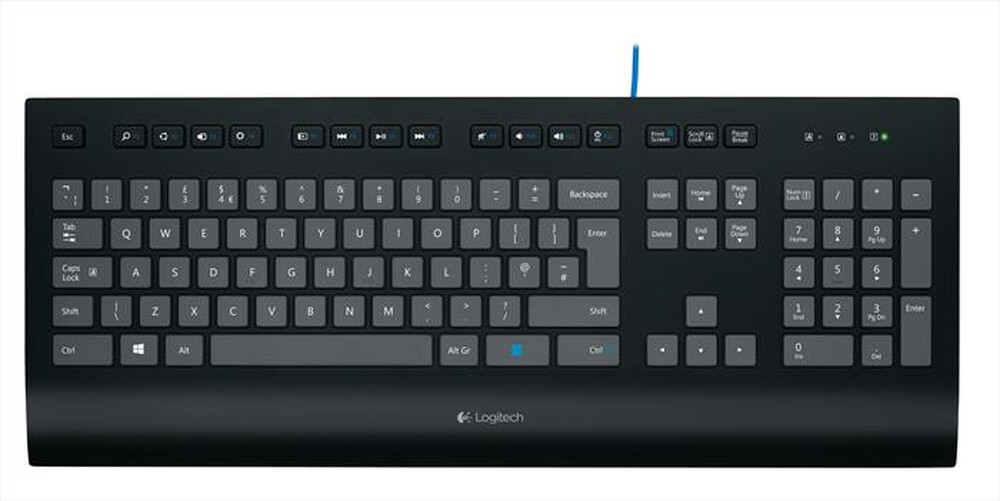 "LOGITECH - K280 RETAIL-Nero/Blu"