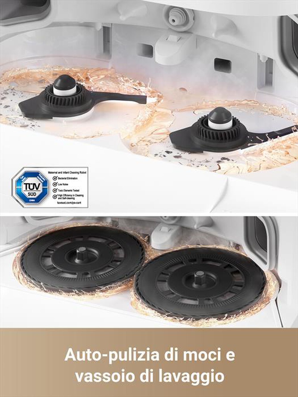 "DREAME - Aspirapolvere robot L40 ULTRA-Bianco/Oro"