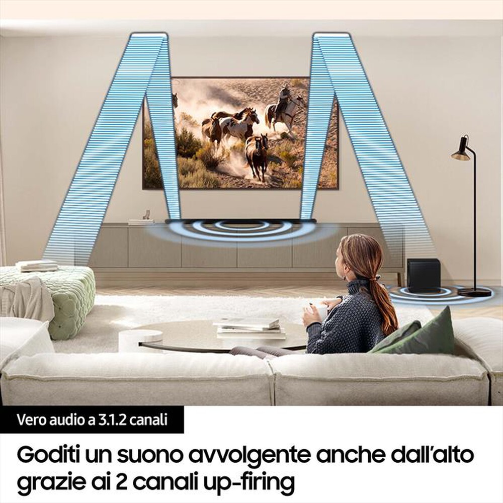 "SAMSUNG - Soundbar HW-S800D/ZF 3.1.2 CANALI 330W 2024-TITAN BLACK"