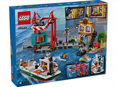 LEGO - PORTO E NAVE MERCI - 60422-Multicolore