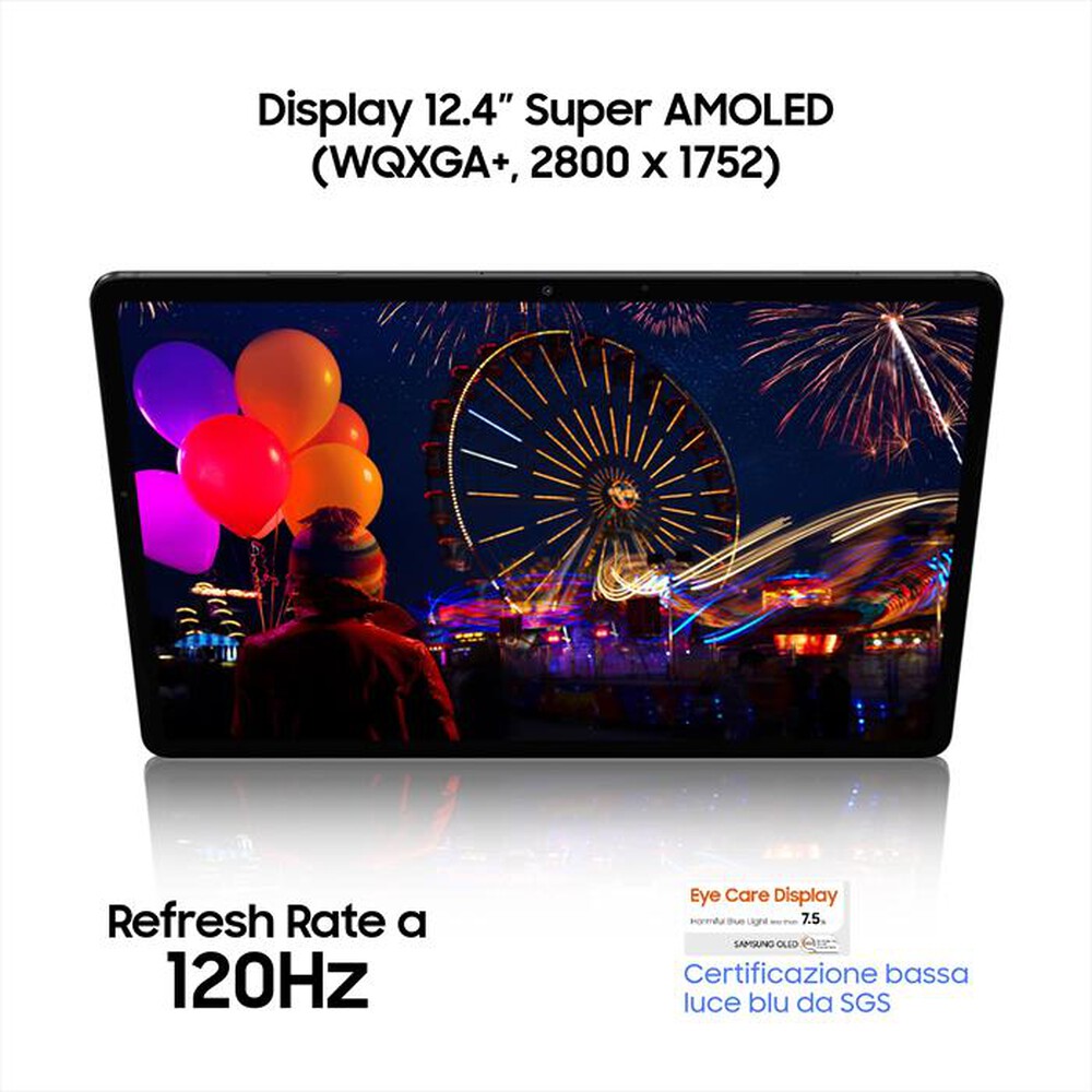 "SAMSUNG - GALAXY TAB S7+ WIFI-BLACK"